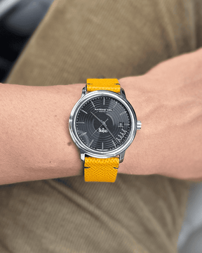 Honeycomb Crunch / 20mm / IWC Style Tang Steel Buckle - Silver