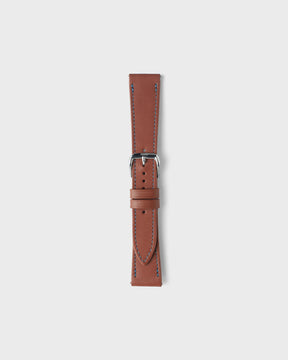 Windsor Tan / 18mm / Silver Tang Stock Buckle