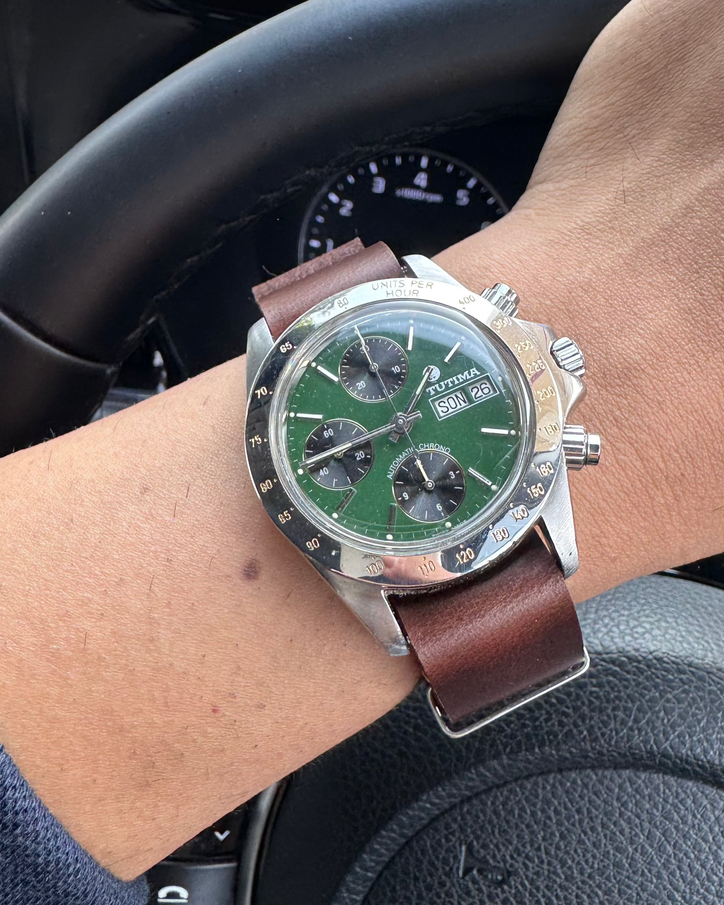 Stout__Brown Vintage Leather NATO Strap