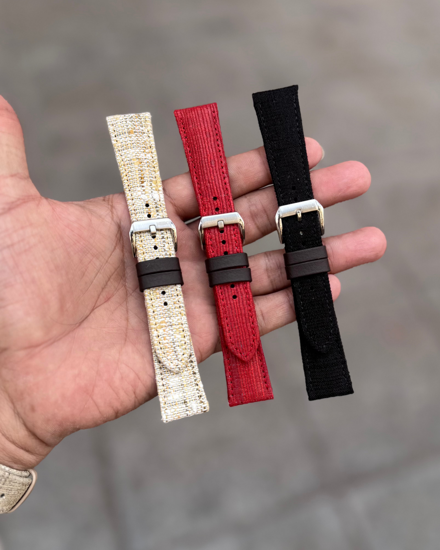 Knotty Beige__Handmade Khadi Free extra keepers