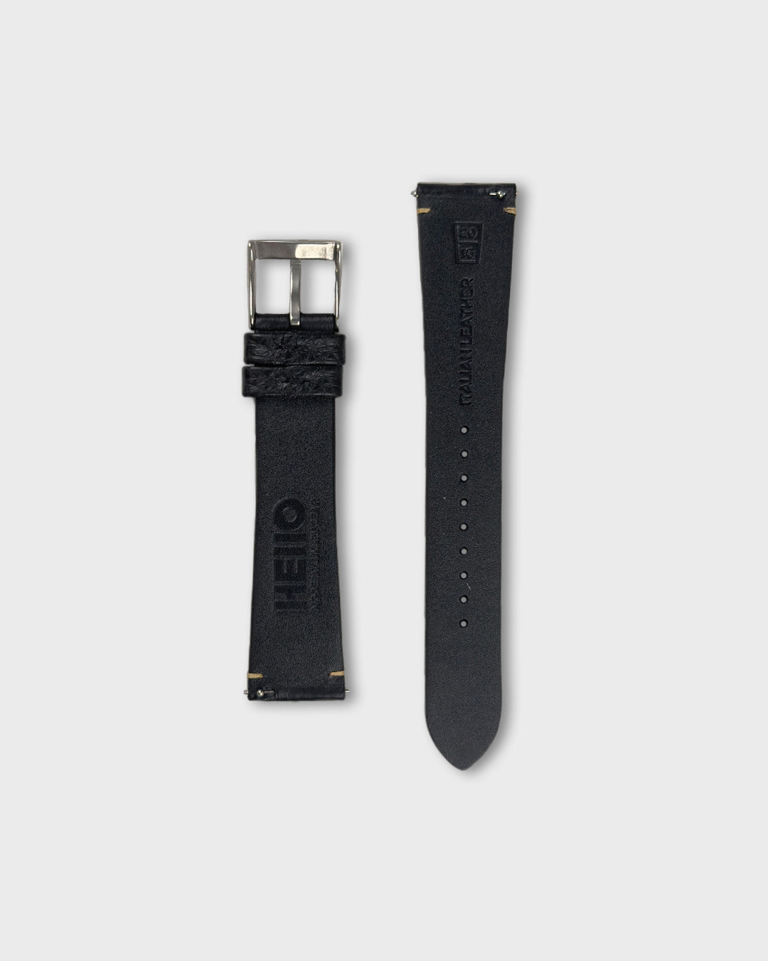 Pepper corn__Italian Leather watch strap 18mm, 20mm, 22mm