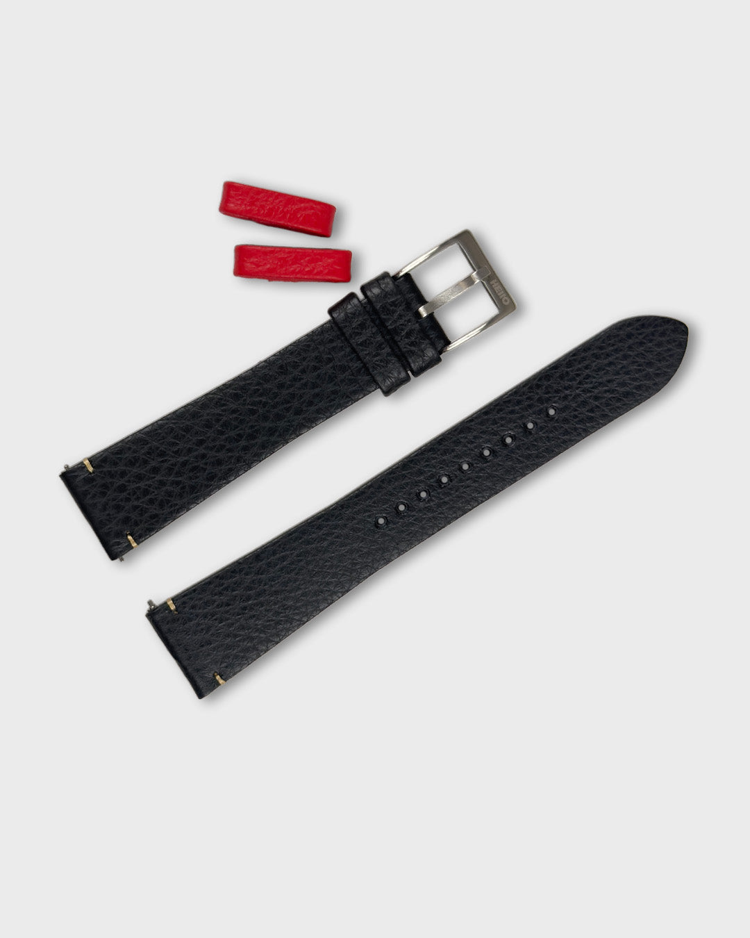 Pepper corn__Italian Leather watch strap 18mm, 20mm, 22mm
