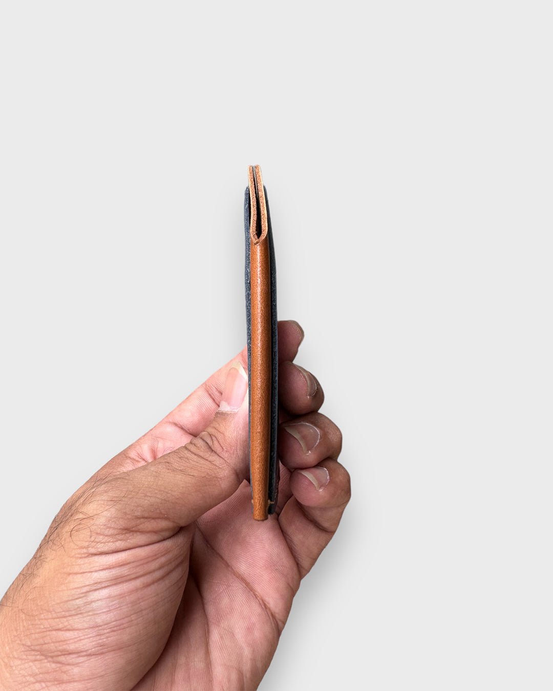 Navy + Tan__FOUNDERS WALLET - HEllO Modern Luxury Gear