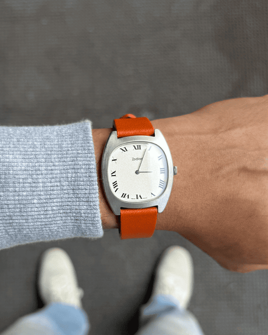 CARROT ORANGE__ 18mm watch strap organge