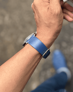 Van Gogh Blue / 18mm / Silver