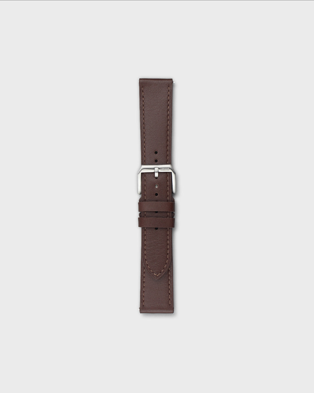 Burnish (Brown)__Premium Italian Napa Leather Watch strap by Hello EDC in Brown colour and 18mm, 20mm & 22mm lug width sizes with FLEXA keeper system
