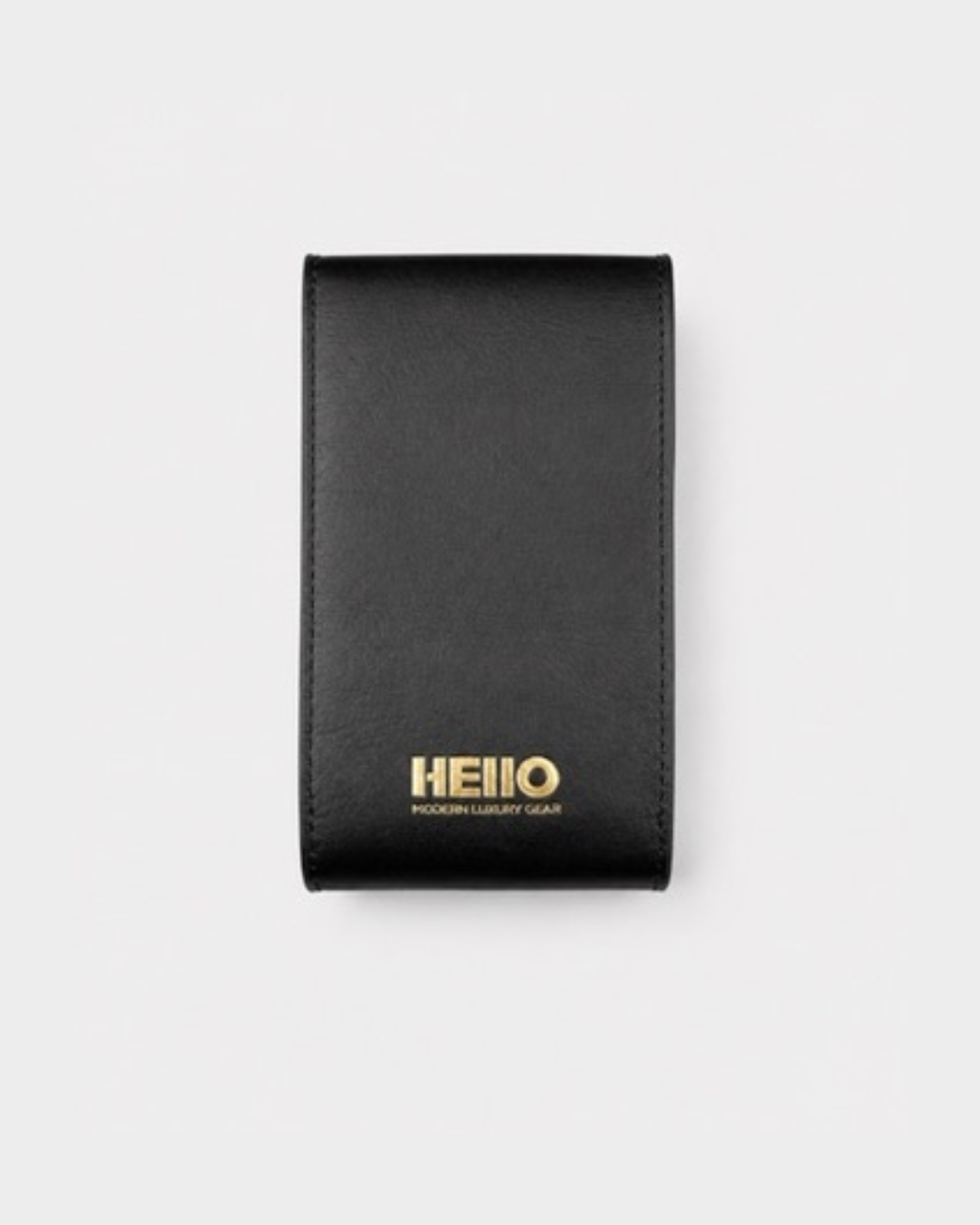 DLC Black__Premium Leather Watch Carry Pouch for single watch in Black
