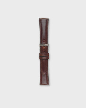 Bourbon ( Deep brown) / 18mm / Tang Silver
