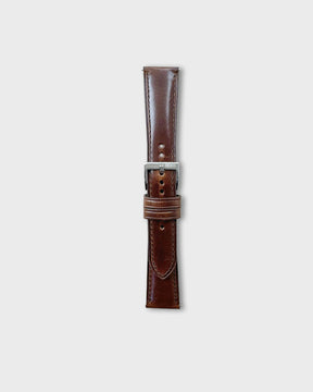 Bourbon ( Deep brown) / 18mm / Tang Silver