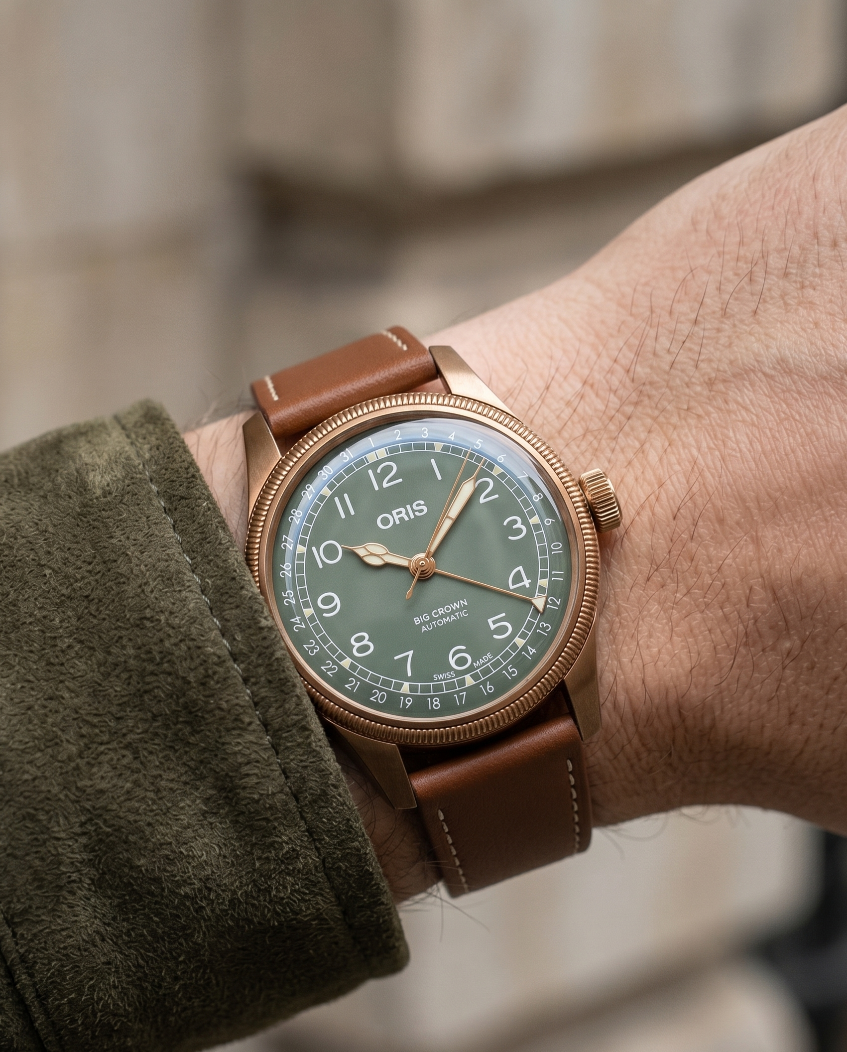 Toasted Oak__Premium Italian leather watch strap in Brown available in sizes 18mm, 19mm, 20mm, 21mm & 22mm by Hello EDC
