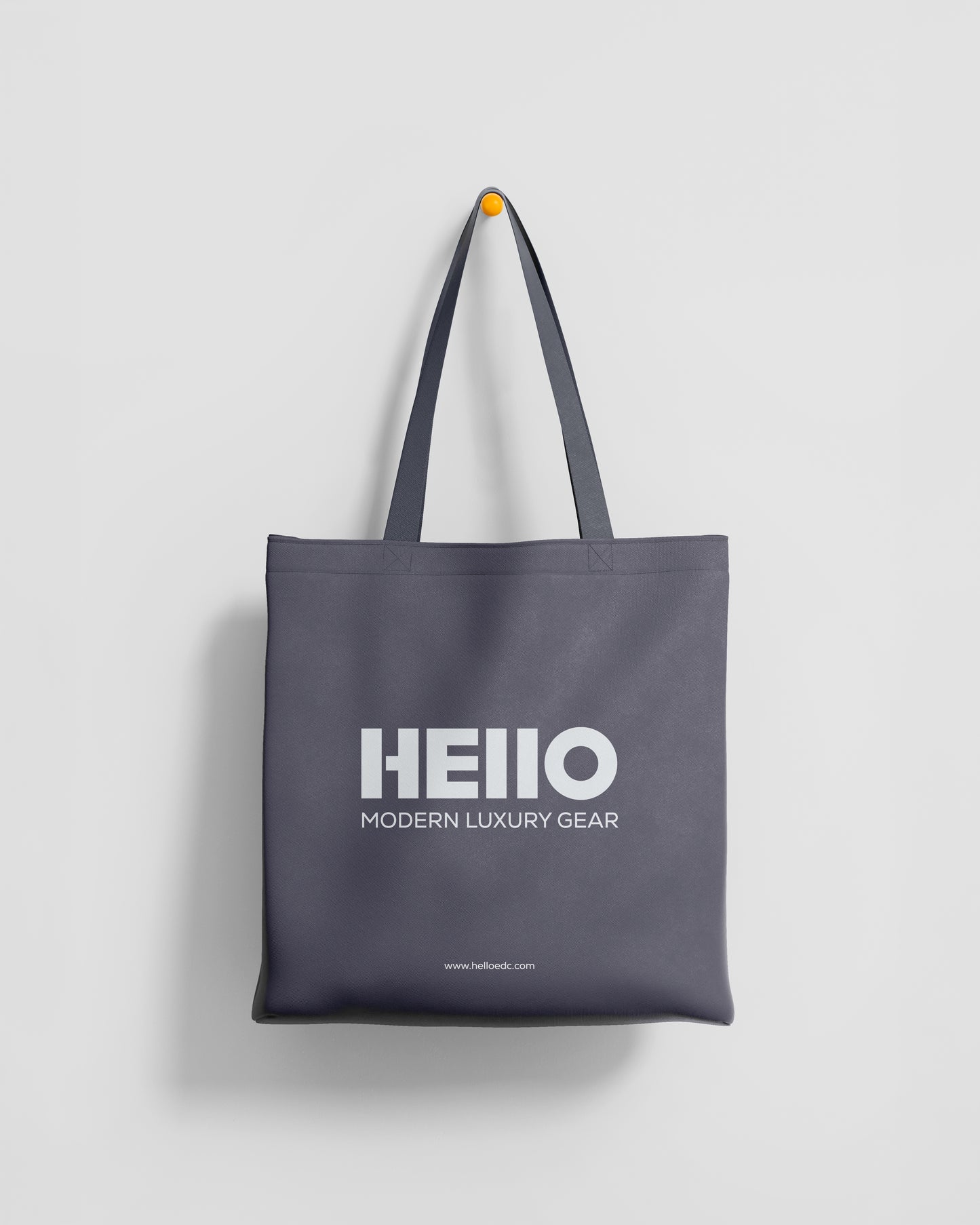 STUDIO GREY__The GTG Tote - Hello Canvas Tote Bag for watch life and Get-together