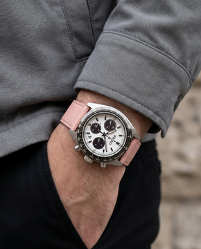 Berry Truffle / 20mm / IWC Style Tang Steel Buckle - Silver