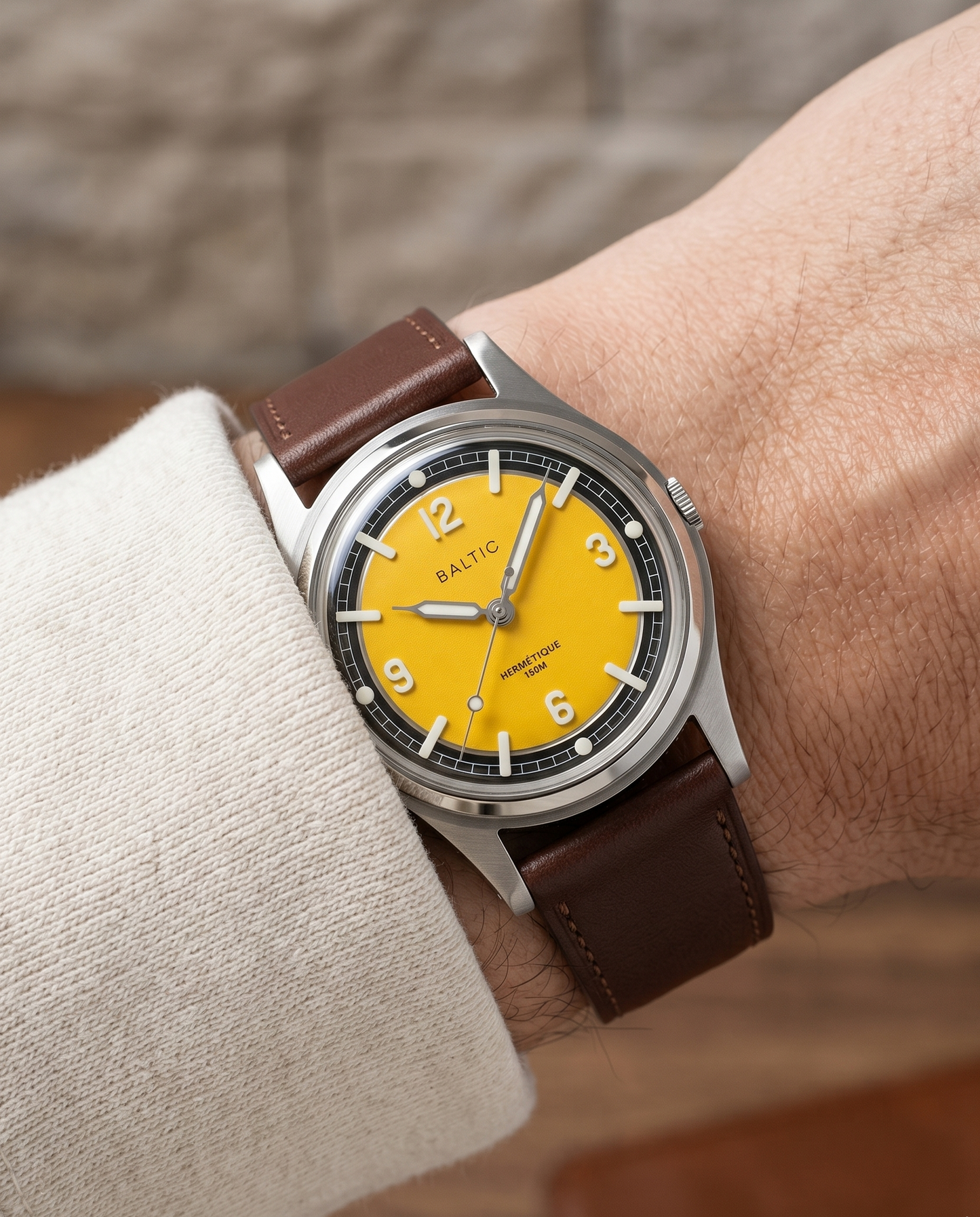 Burnish (Brown)__Premium Italian Napa Leather Watch strap by Hello EDC in Brown colour and 18mm, 20mm & 22mm lug width sizes with FLEXA keeper system