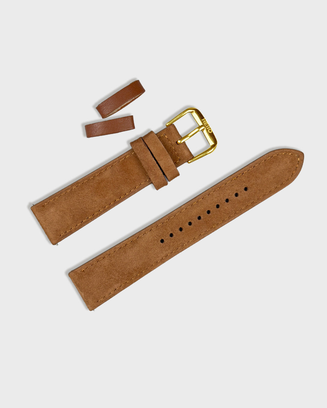 Dusky Dune__Suede Italian Leather Watch Strap in 18mm, 19mm, 20mm, 21mm, 22mm