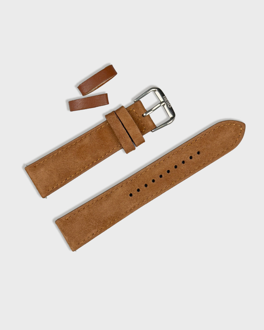 Dusky Dune__Suede Italian Leather Watch Strap in 18mm, 19mm, 20mm, 21mm, 22mm