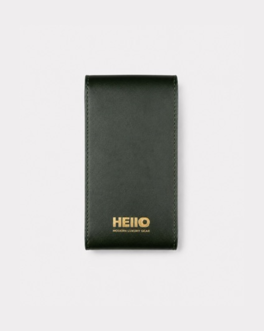 Deep Forest__Premium Leather Watch Carry Pouch for single watch in deep Green colour
