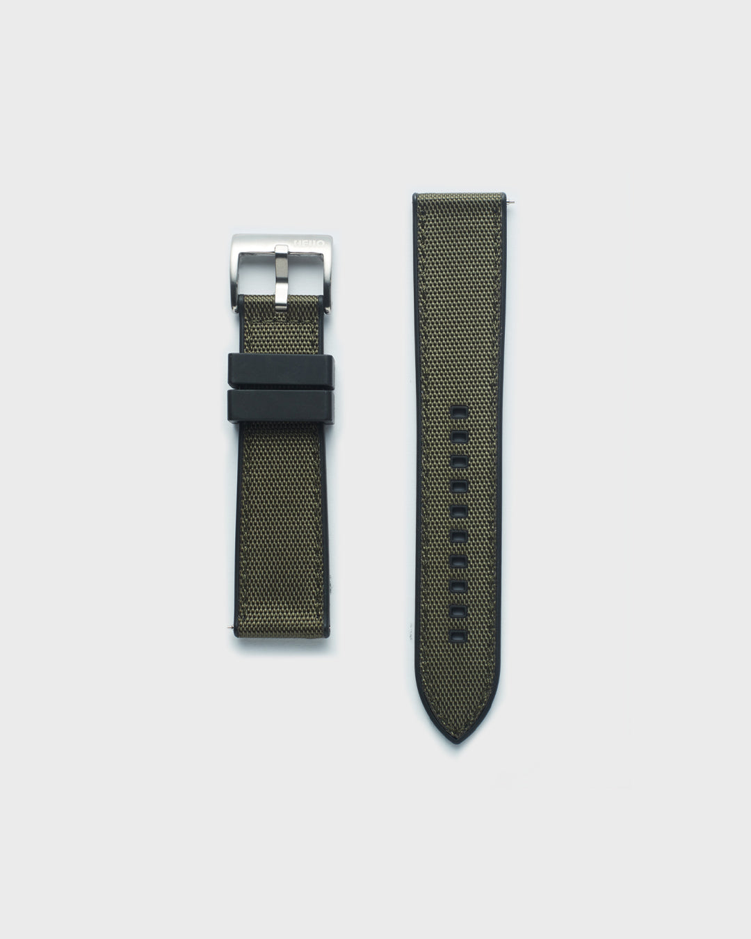 Seaweed__Green Color Watch Strap 100% Vegan 18mm, 19mm, 20mm, 21mm and 24mm