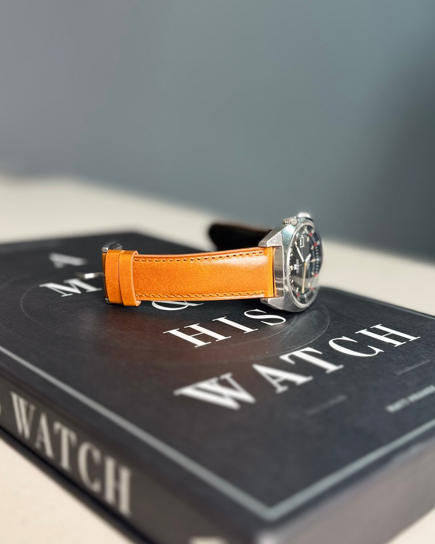 Malt (Light Tan)__Tan Leather Dress watch strap 18mm / 19mm / 20mm / 22mm