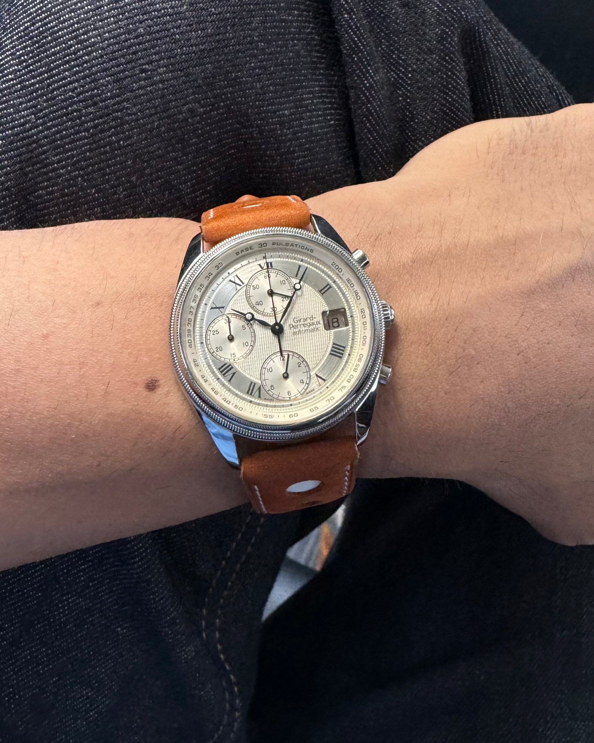 VETTEL__ITALIAN NUBUCK LEATHER STRAP