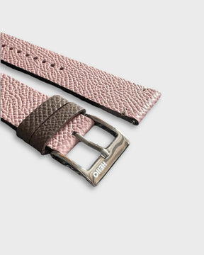 Berry Truffle / 20mm / Tang Polished Steel Buckle - Silver