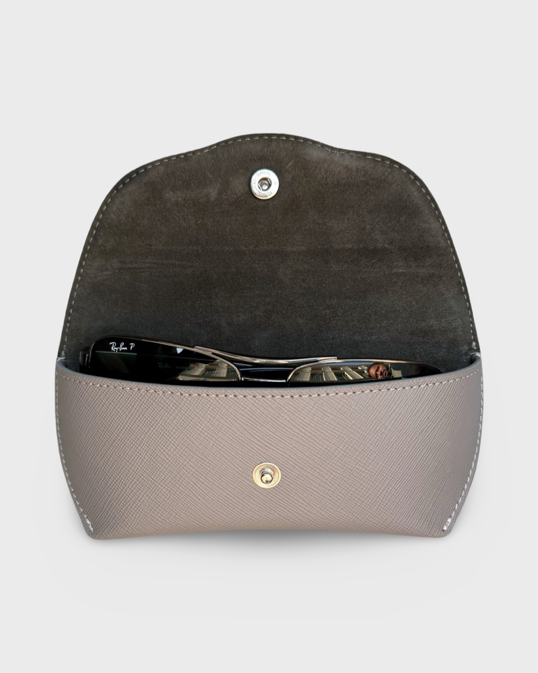 THE CLUB CASE IN RICH SAFFIANO LEATHER (SUNGLASSES CASE / SPECTACLES CASE) My Store