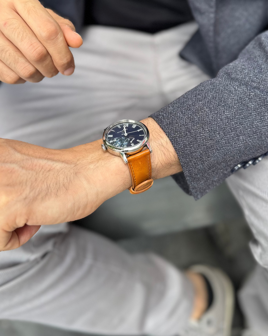 Malt (Light Tan)__Tan Leather Dress watch strap 18mm / 19mm / 20mm / 22mm