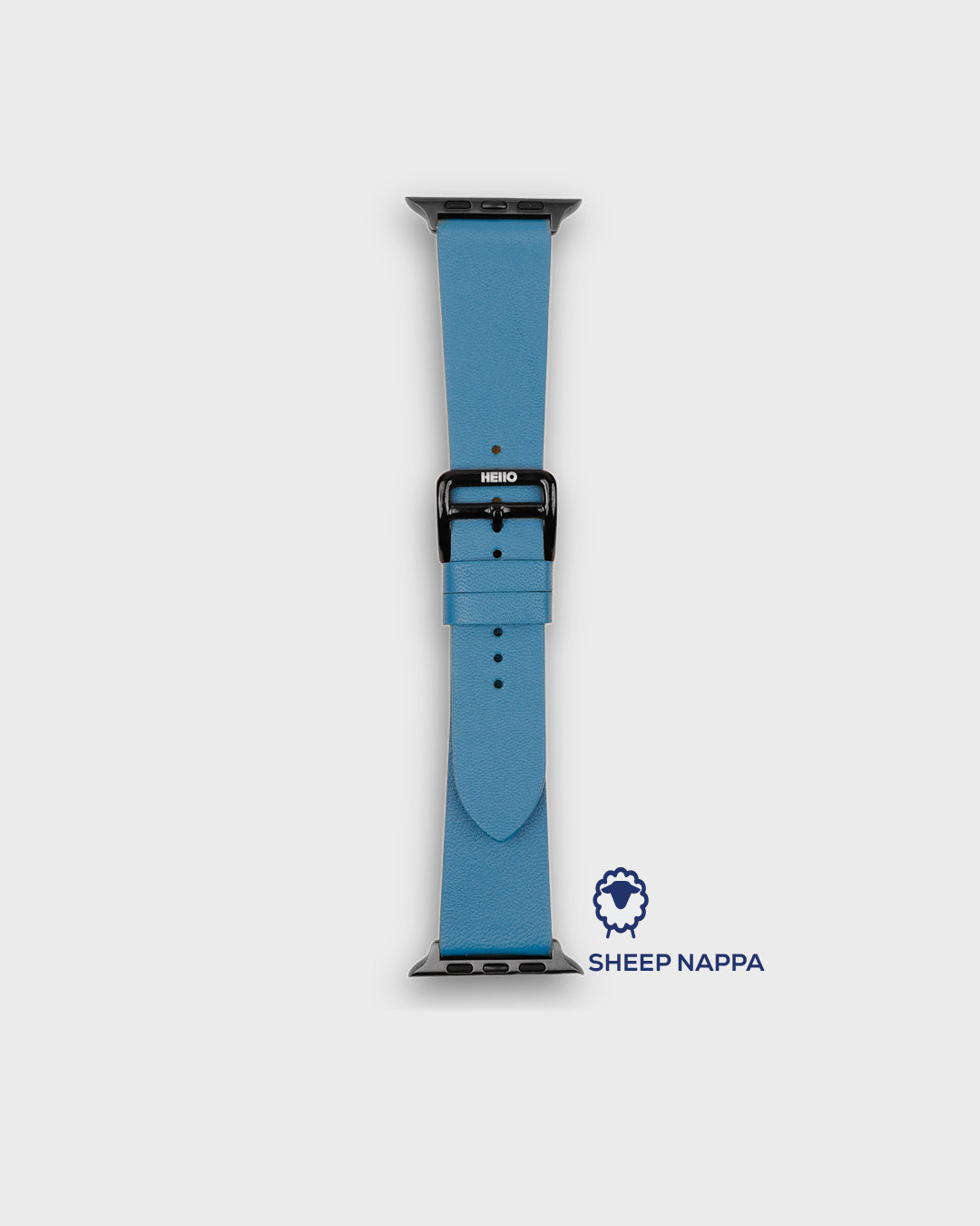 IGUANA BLUE__ color apple leather strap and band