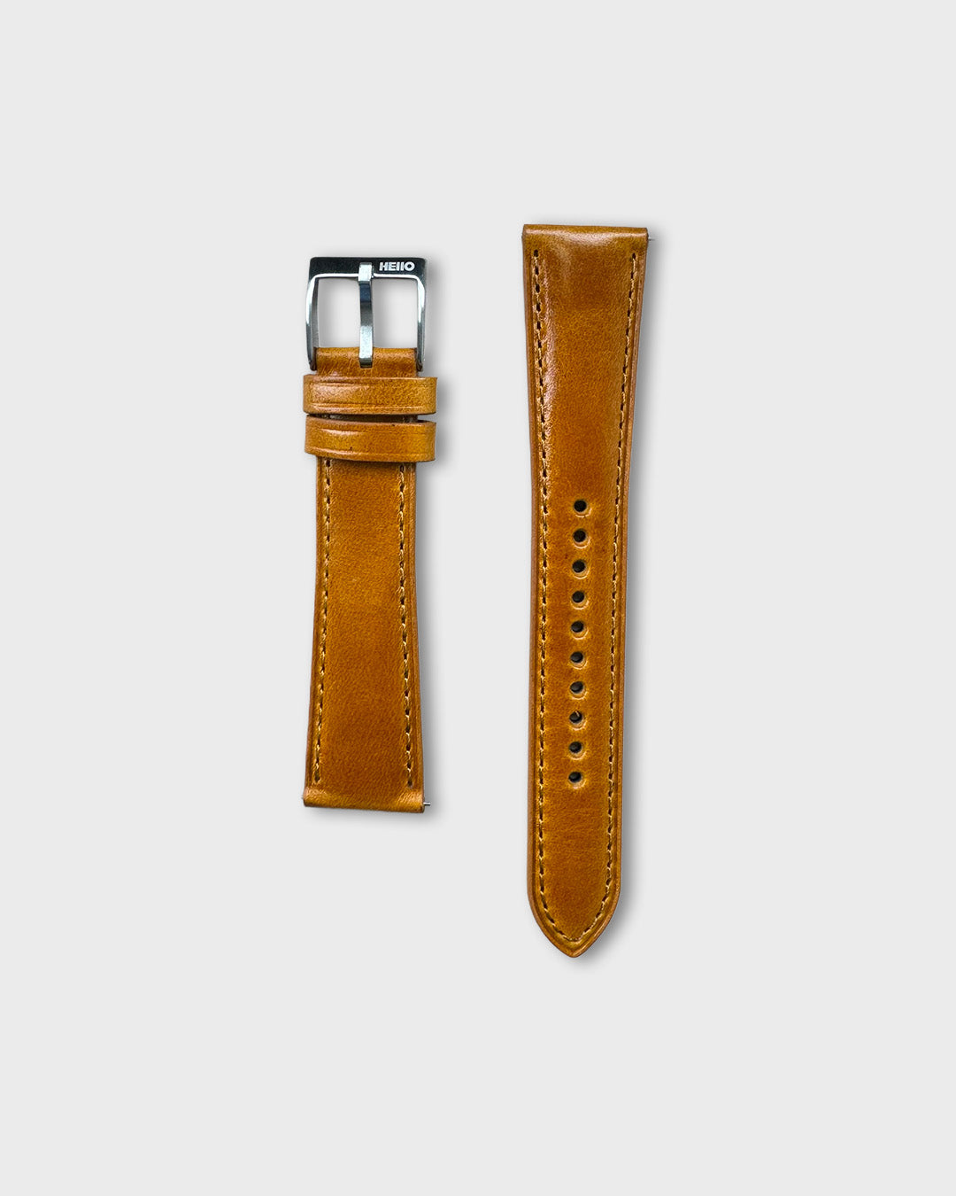 Malt (Light Tan)__Tan Leather Dress watch strap 18mm / 19mm / 20mm / 22mm