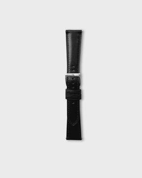 Noir (Black) / 18mm / Tang Silver