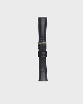 Noir (Black) / 18mm / Tang Silver