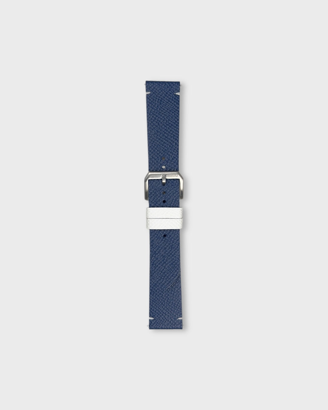 Blueberry Cream__Epsom Leather Watch Strap in Blue Colour 20mm, 22mm