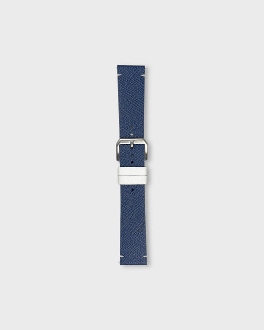 Blueberry Cream__Epsom Leather Watch Strap in Blue Colour 20mm, 22mm
