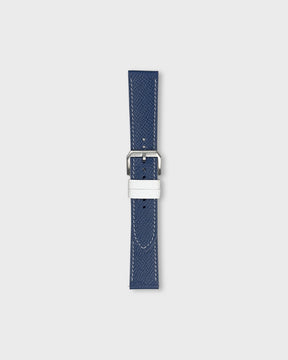 Blueberry Cream / 20mm / IWC Style Tang Steel Buckle - Silver