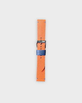 Marmalade Twist / 20mm / Tang Polished Steel Buckle - Silver