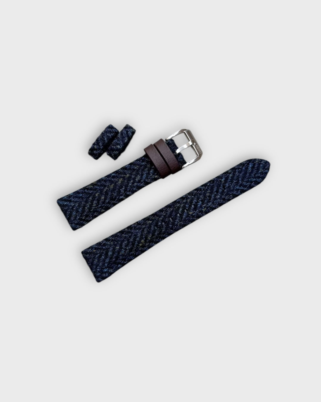 Admiral__5 River Tweed 100% Vegan Fabric Watch Strap 18mm