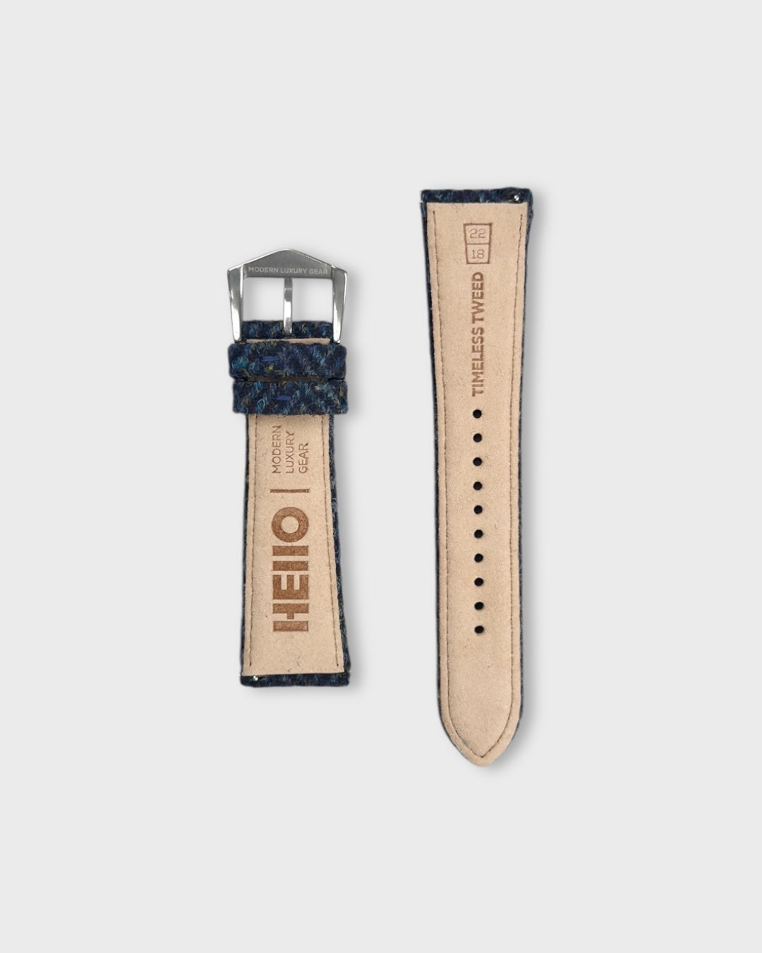 Admiral__Fabric Watch Strap in Tweed, 22mm