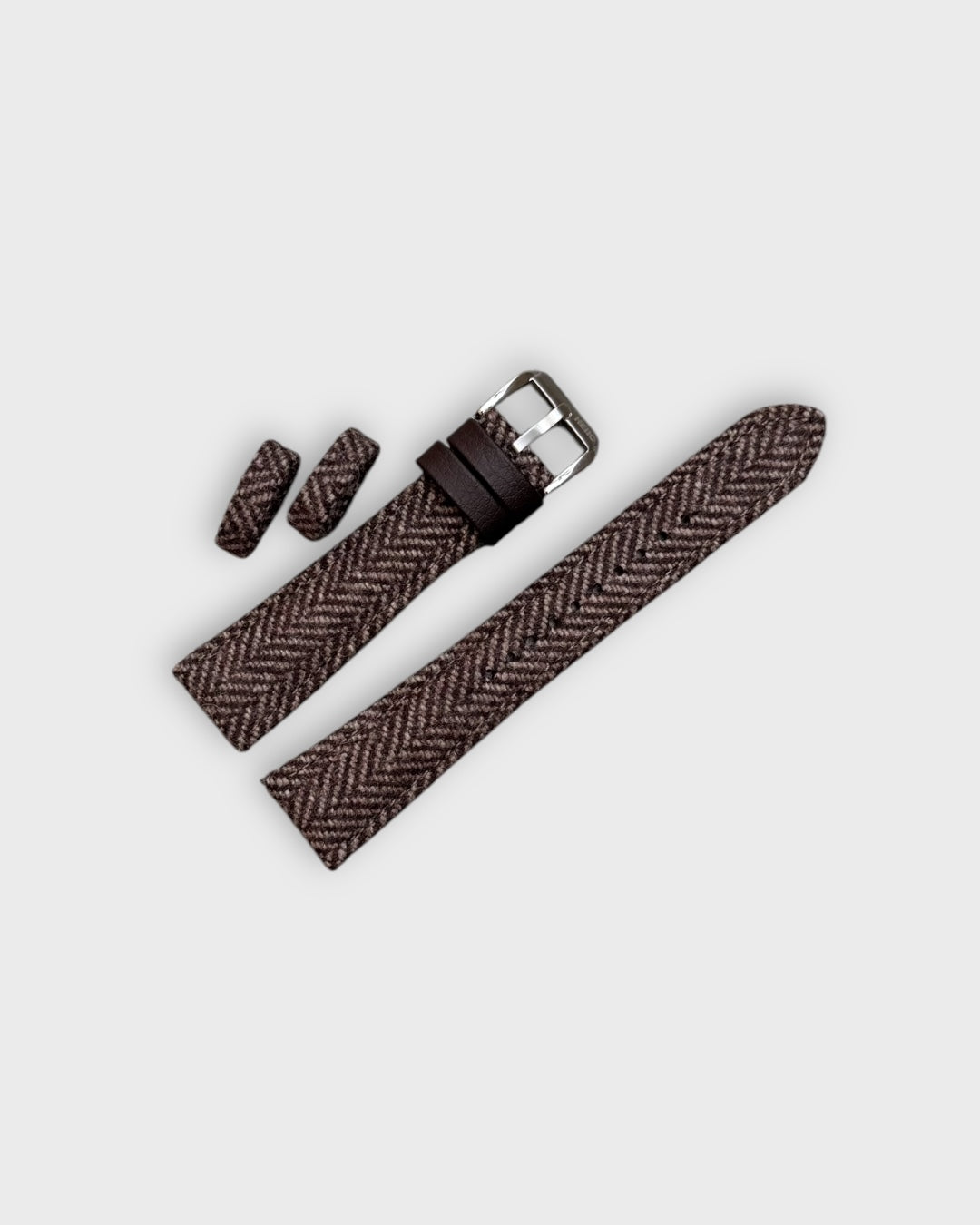 Truffle__Hello 5 River Tweed Fabric Watch Strap 100% Vegan 18mm