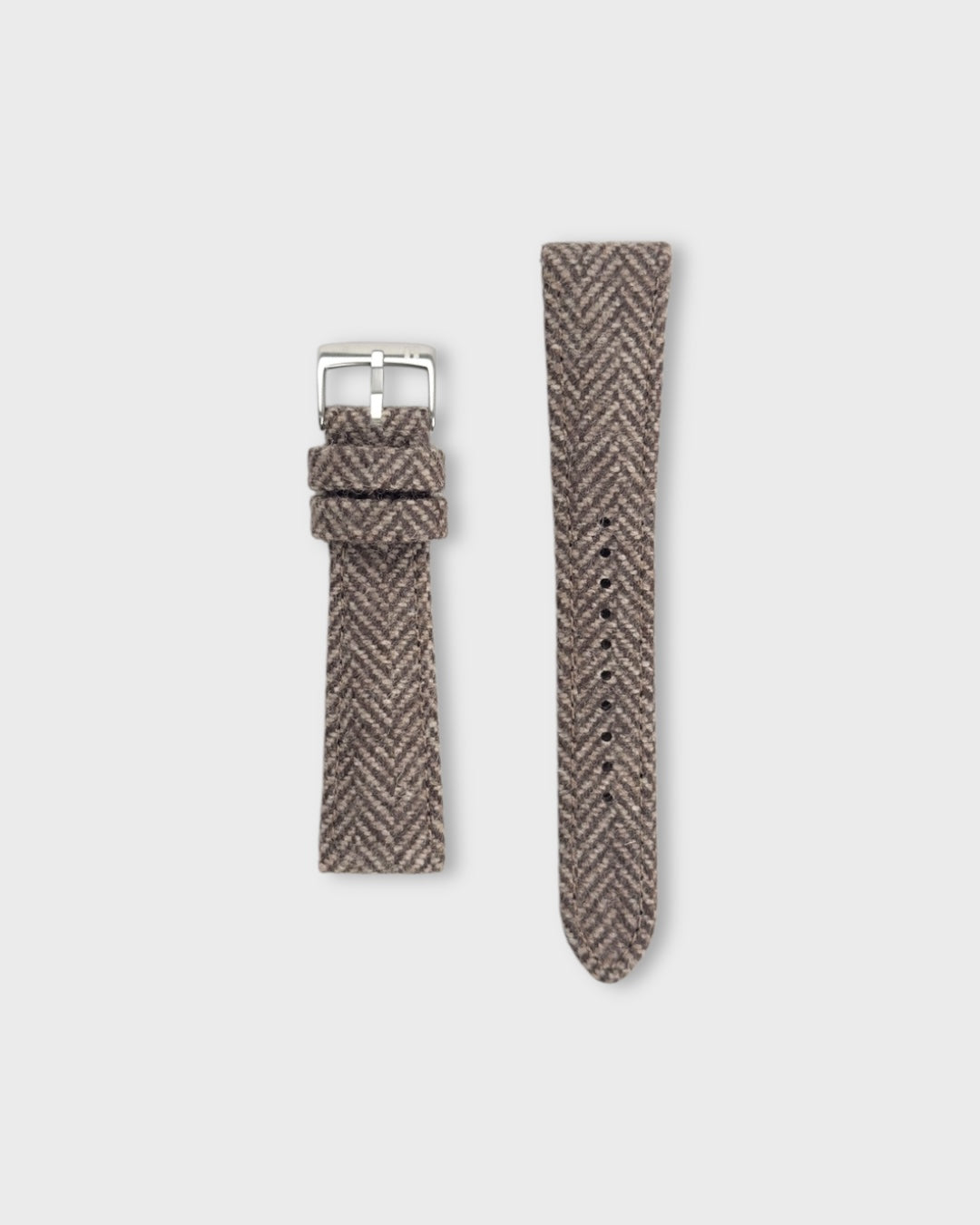 Truffle__Merlot_Tweed Fabric Watch Strap 20mm/ 22mm