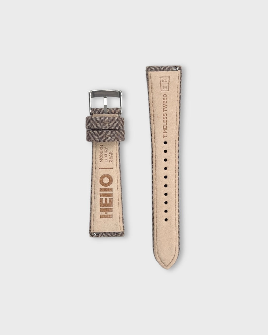 Truffle__Merlot_Tweed Fabric Watch Strap 20mm/ 22mm