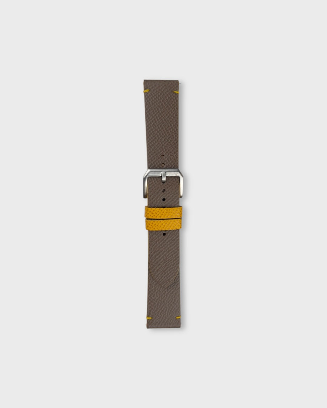 Honey Biscuit__Italian Leather Watch Straps in Brown & Yellow 20mm, 21mm, 22mm
