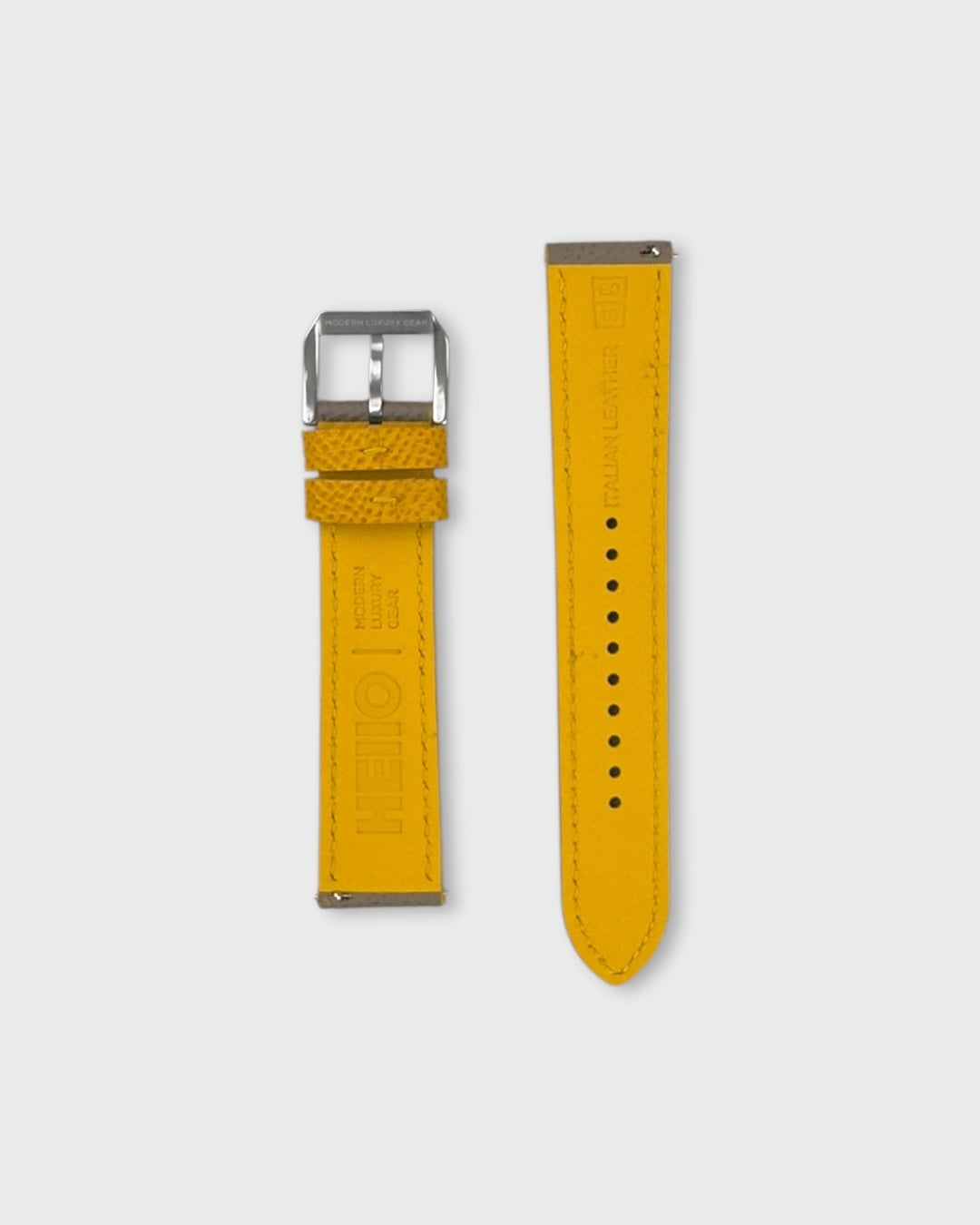 Honey Biscuit__Brown Yellow Epsom Italian Leather Watch strap Tissot 20mm