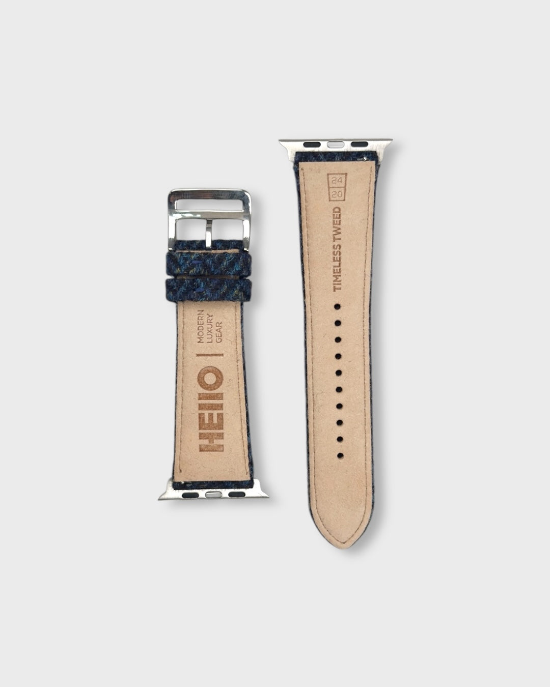 Admiral__Fabric Apple Watch strap in tweed for Apple Watch series 10
