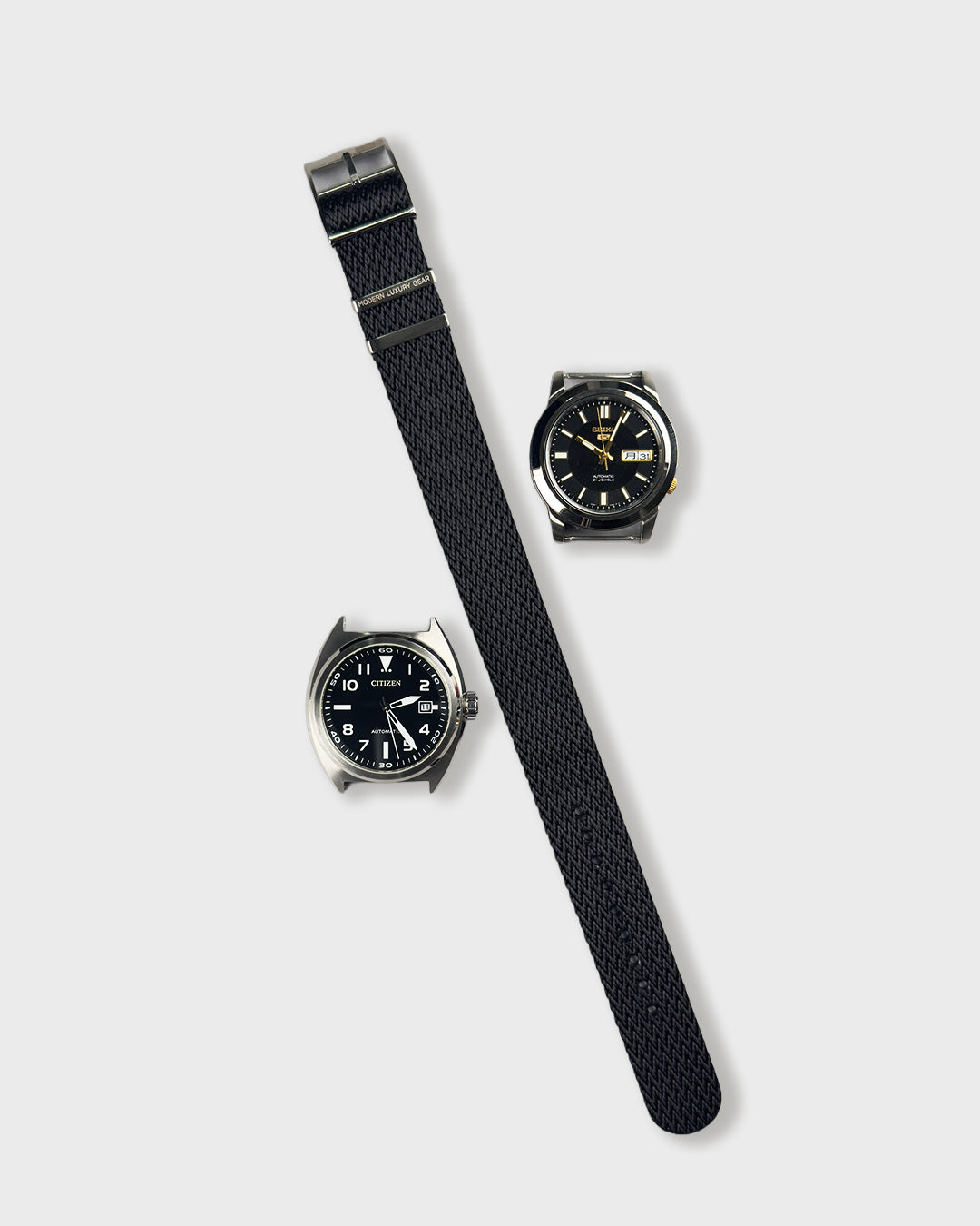 Blacktip Shark__ Blue nylon NATO Nylon watch strap 20mm, 22mm