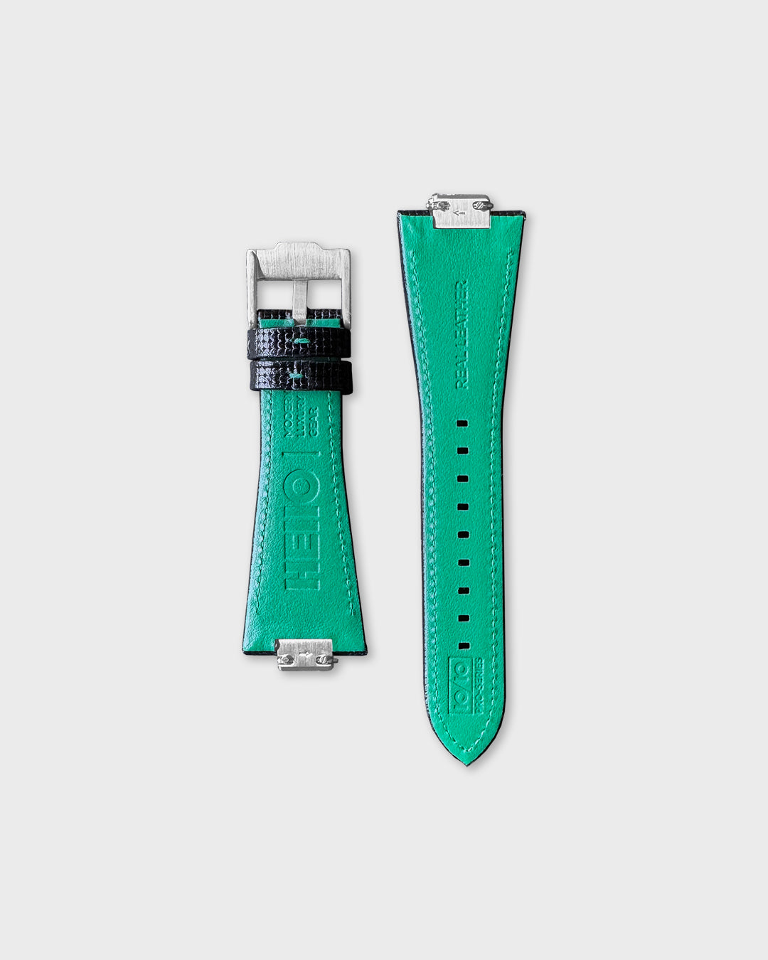 Phantom grid - Verdant__ , Tissot PRX Leather Strap for 40mm
