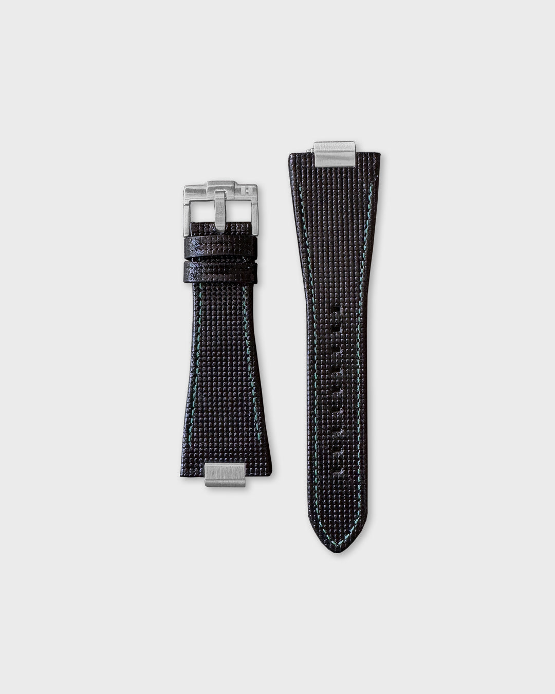 Phantom grid - Verdant__ , Tissot PRX Leather Strap for 40mm