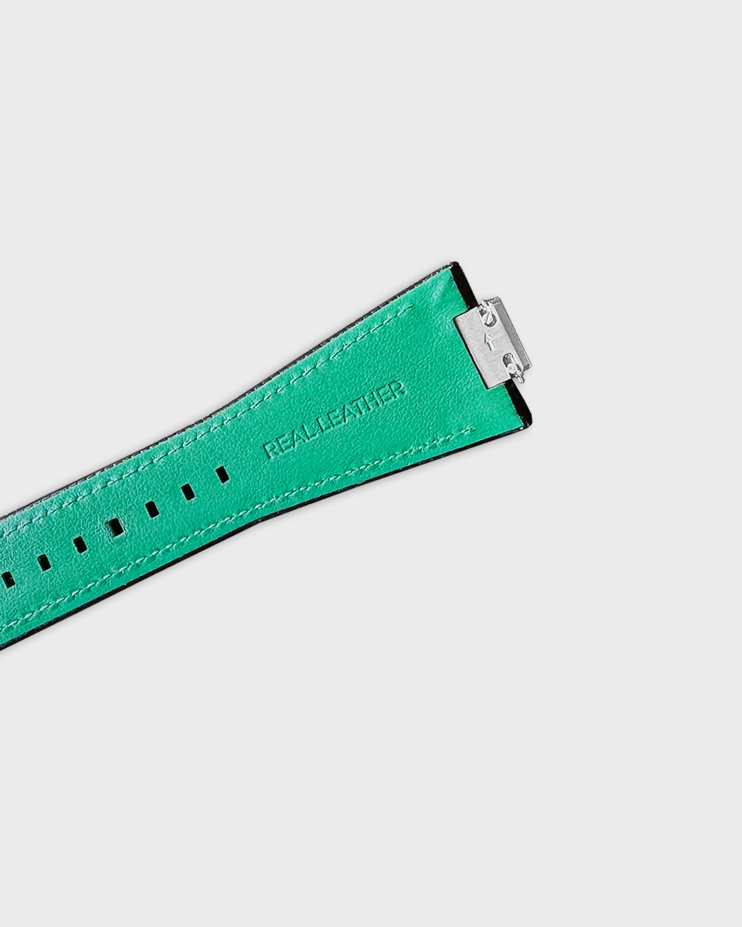 Phantom grid - Verdant__ , Tissot PRX Leather Strap for 40mm