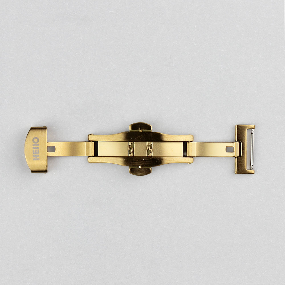 Butterfly Clasp — Brushed Gold — 4