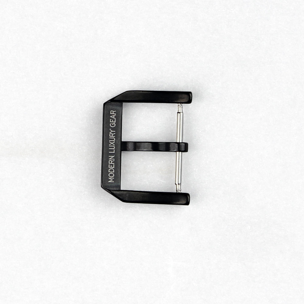 IWC Style Tang Buckle — Brushed Black — 3