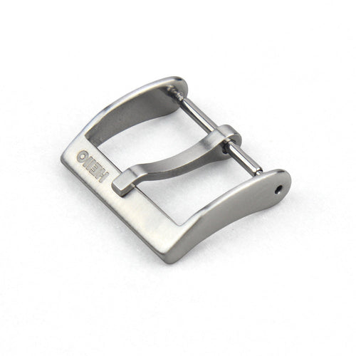 Slim Dress Tang Buckle — Brushed Silver — 2