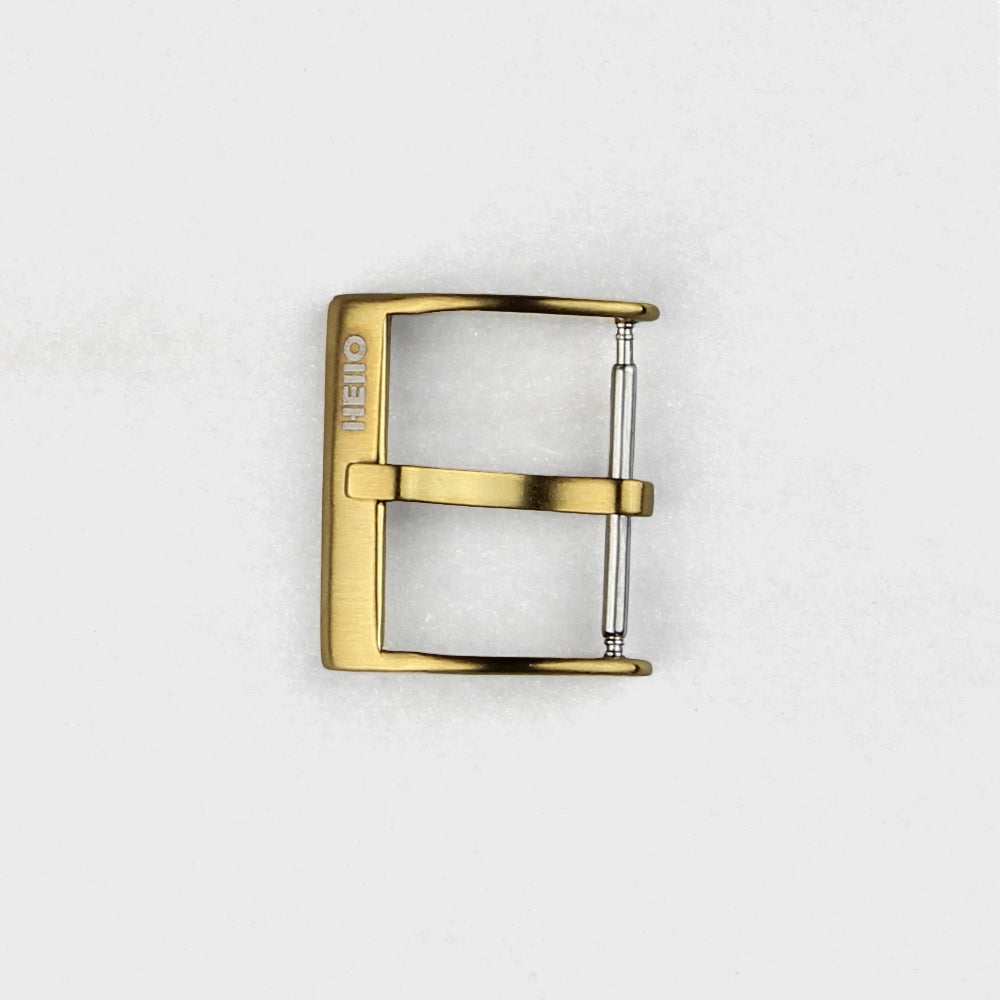 Slim Dress Tang Buckle — Brushed Gold — 2